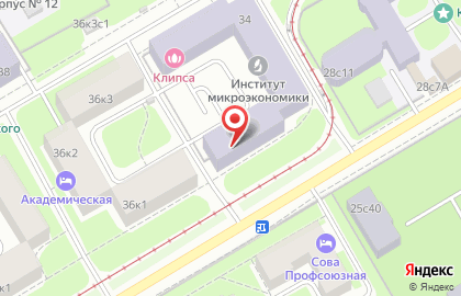 Магазин мебели Злата мебель на Большой Черёмушкинской улице на карте