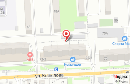 Сеть супермаркетов игрушек, ИП Петин К.П. на улице Копылова на карте