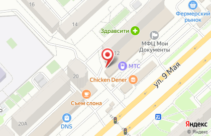 Аптека Фарматель в Советском районе на карте