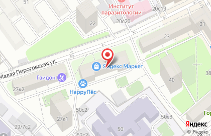 Химчистка Диана на Малой Пироговской улице, 25 на карте
