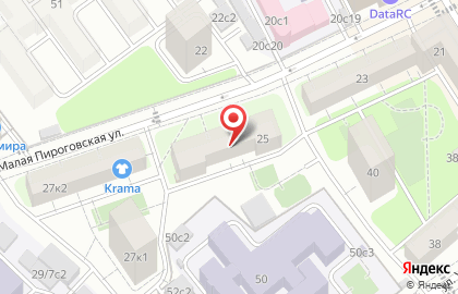 Кабинет Классика Массажа на метро Спортивная на карте