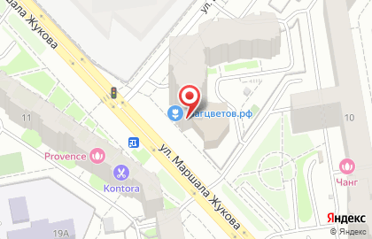 Страховая компания Инвестиции и финансы на улице Маршала Жукова на карте