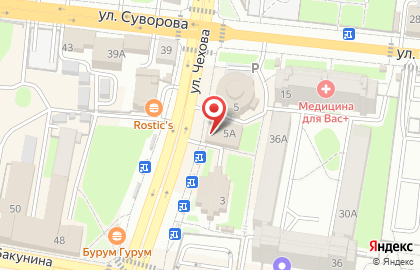 Тук-Тук на улице Чехова на карте