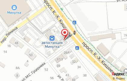 Кафе кавказской кухни в Грозном на карте