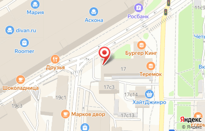 Юнимед на улице Ленинская Слобода на карте
