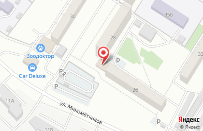 Салон красоты Мадам в Железнодорожном районе на карте