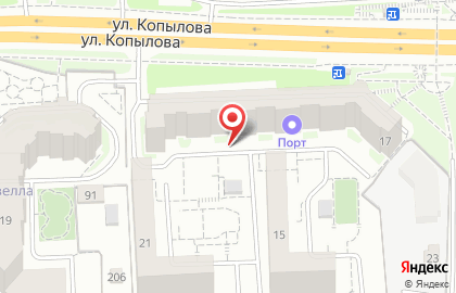 7 миля на улице Копылова на карте