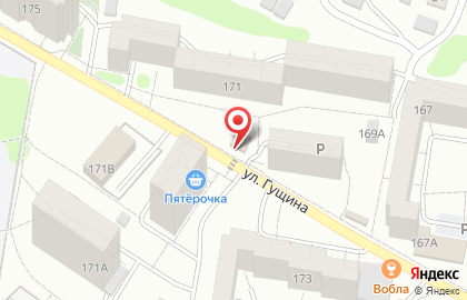 Магазин ПТФ Молодежная в Ленинском районе на карте