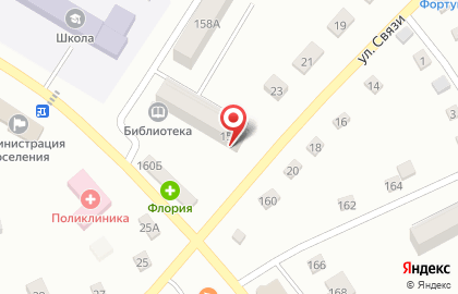 Продуктовый магазин Угловой на улице Матюгина на карте