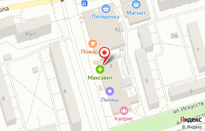 Кафе Звездное в Ленинском районе на карте