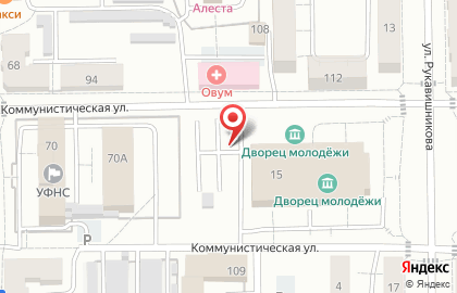 Автостоянка в Кемерово на карте