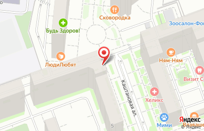 Туристическое агентство Pegas Touristik на улице Ленинградской на карте