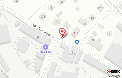 Империя на улице Чайковского на карте