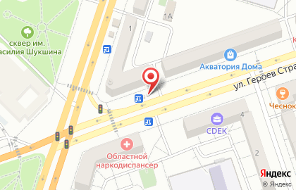 Киоск быстрого питания Русский аппетит на улице Героев Стратосферы на карте