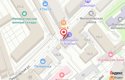 Лабораторная служба Хеликс на метро Фрунзенская на карте