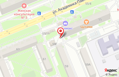 Анечка на улице Академика Павлова на карте