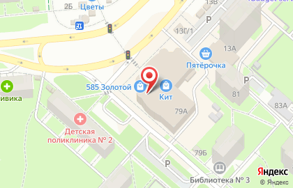 Сеть магазинов игрушек на улице Крупской на карте