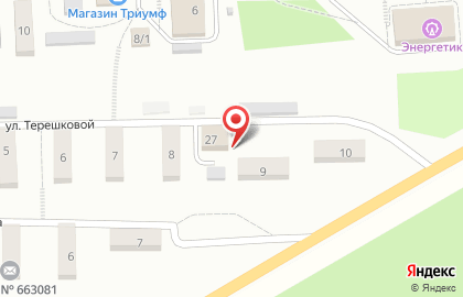 Магазин Исток на улице Терешковой на карте