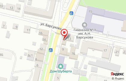 Салон Милана на карте
