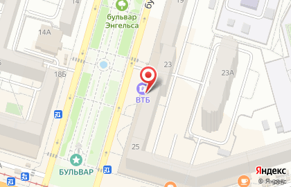 Банк ВТБ на улице Фридриха Энгельса, 25 на карте