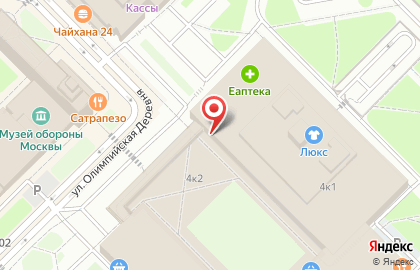 ТЦ Люкс в Тропарёво-Никулино на карте