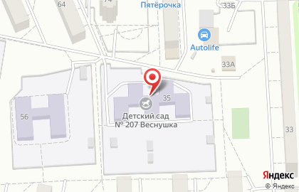 Детский сад №207 на Фруктовой улице на карте
