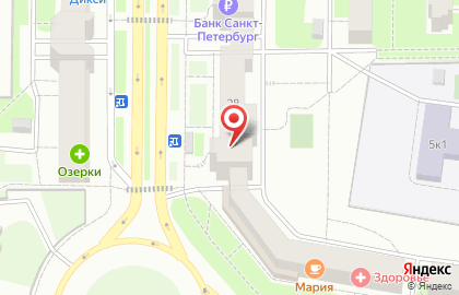 Банк Санкт-Петербург в Киришах на карте