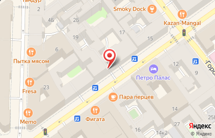 Янтарный грот на карте
