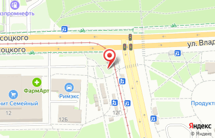 Фирменный магазин Ермолино на улице Владимира Высоцкого, 12д на карте