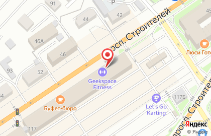 Барин в Железнодорожном районе на карте