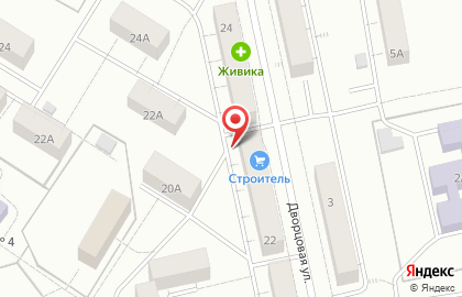 Магазин канцтоваров и сувениров на Дворцовой, 22 на карте