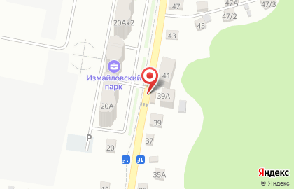 Дубрава на Измайловской улице на карте
