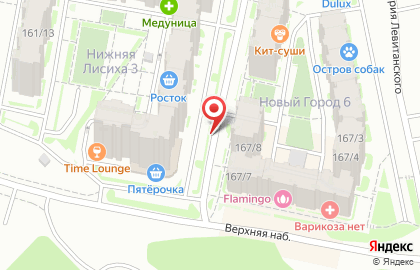 Торгово-монтажная компания СитиСтрой на Верхней Набережной улице на карте