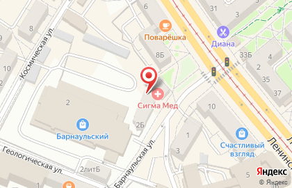 Меха России на Барнаульской улице на карте