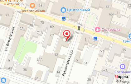 ТТК-Север в Рыбинске на карте
