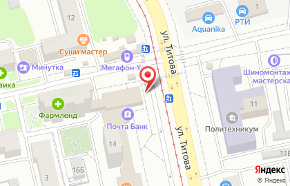 Сеть продуктовых магазинов, ИП Пестов А.Б. на улице Титова на карте