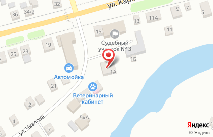 Частный детский сад Радость на улице Чкалова на карте