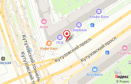 Ткани на Кутузовском проспекте на карте