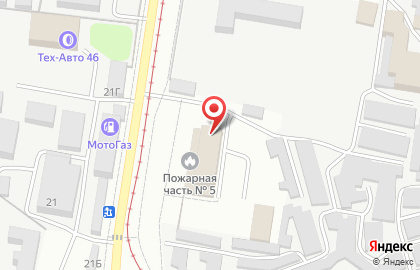Учебный пункт отряда ФПС по Курской области на карте