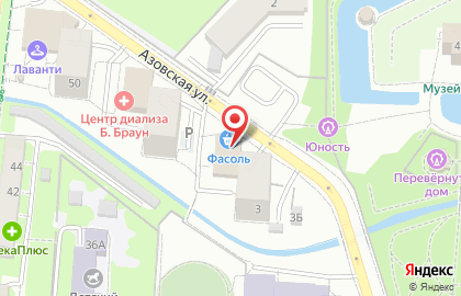 Супермаркет Фасоль в Ленинградском районе на карте