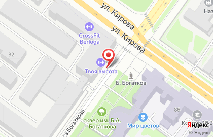 Компания Ситидорс в Октябрьском районе на карте
