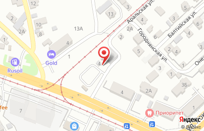 Автостоянка в Волгограде на карте