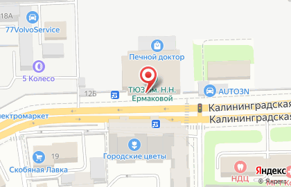Торгово-производственная компания АстраГласс на Калининградской улице на карте