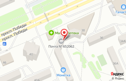 Магазин разливных напитков Калинкино на проспекте Победы на карте