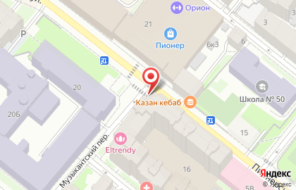 Магазин цветов Цветовик в Петроградском районе на карте