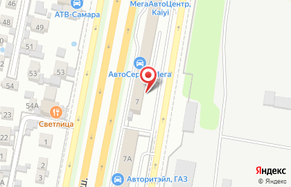 Автосалон Nissan в Кировском районе на карте