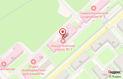 Городская клиническая больница №25 на улице Александра Невского на карте