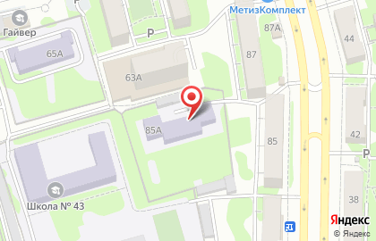 Детский сад №254 комбинированного вида в Ново-Савиновском районе на карте