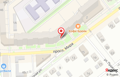 Салон-парикмахерская Венеция на улице Мира на карте