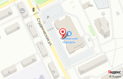 Салон-парикмахерская Оксана на Студенческой улице на карте